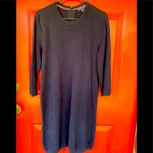 100% Cotton Tommy Hilfiger Classic Navy Blue Knit Dress